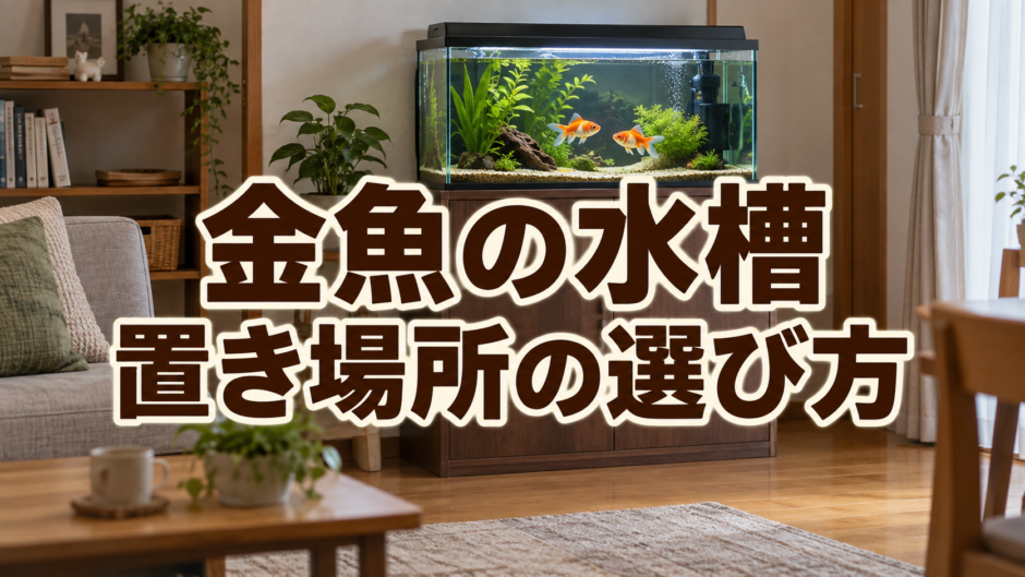 金魚の水槽置き場所
