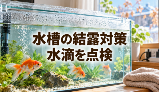 金魚水槽の結露対策｜ふた・照明・窓際の見直し方