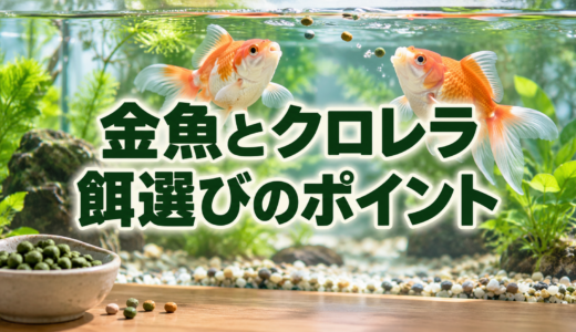 金魚にクロレラを与えていい？研究結果と餌の選び方