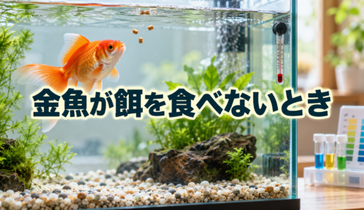 金魚が餌を食べない原因は？水温・水質・体調を確認する順番