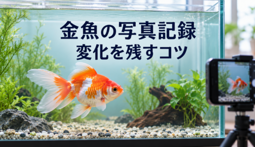 金魚を写真で記録する方法｜同じ角度・明るさで変化を残すコツ